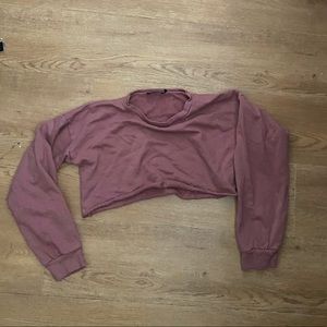 Pretty little thing cropped long sleeve